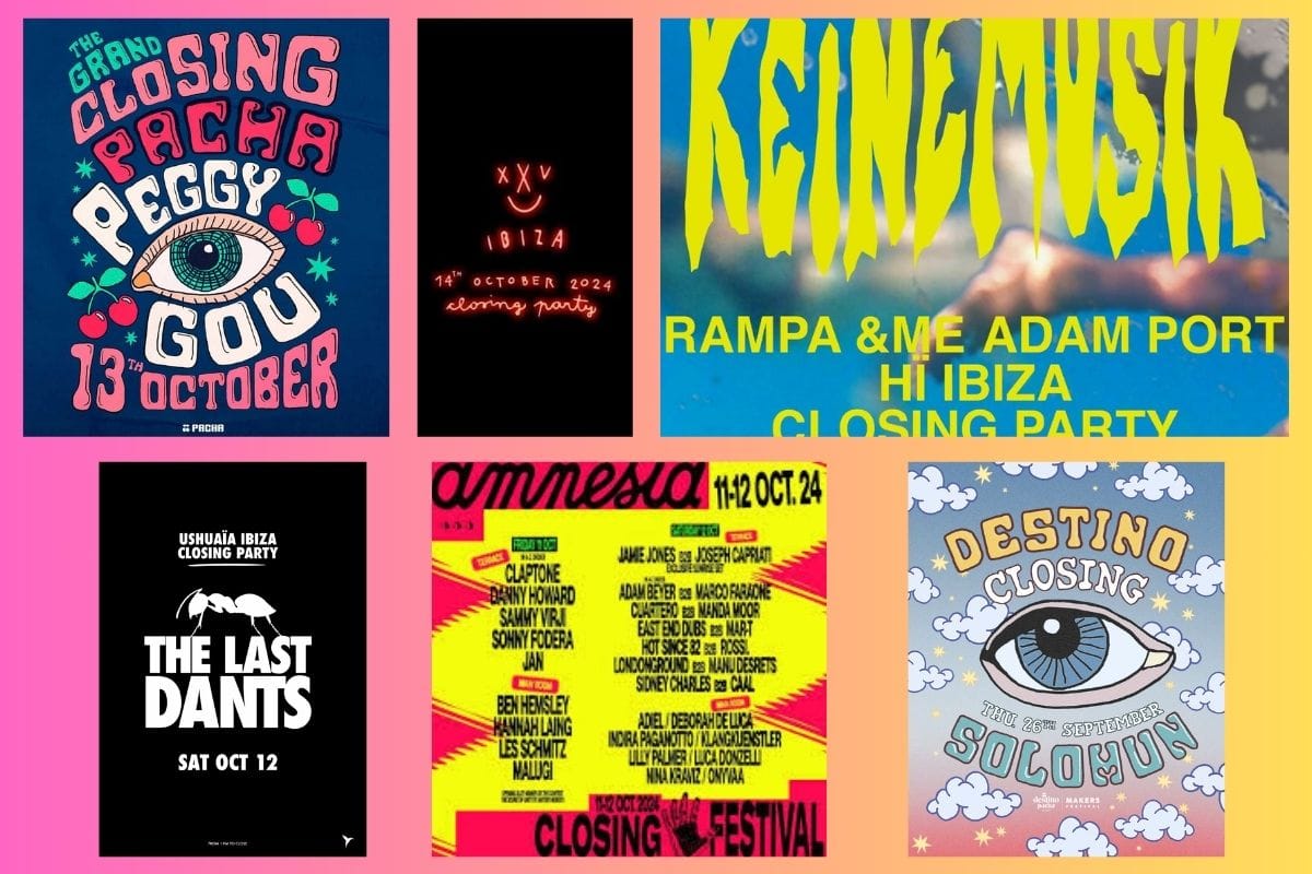 Ibiza Closing Parties 2024